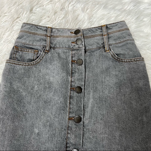 Authentic Maje denim gray skirt in size XS - Picture 6 of 12